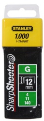 Stanley klemerice tip "G" / 1000kom - 12 mm ( 1-TRA708T )