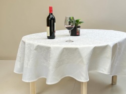 Stolnjak Ovalni 160x220cm Elid White ( VLK0001360elidwhite )