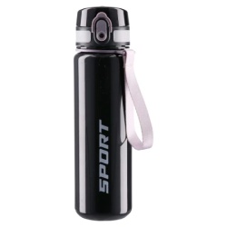 Takk hydro sport flašica za vodu plastična 650ml miks crna ( B2C05035 )