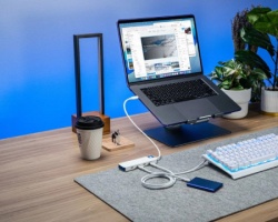 Targus HyperDrive Flex 4 Port USB-C Hub plavi (HD5201BUGL) -5