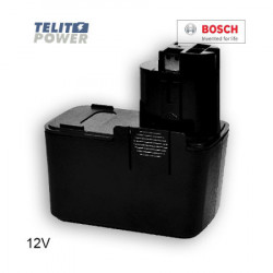 TeliPower 12V 3000mAh Panasonic - Replacement battery for Bosch tip 2 ASG 52 ( P-1664 )