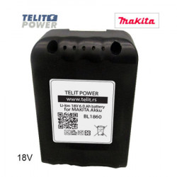 TelitPower 18V 6000mAh liIon - baterija za ručni alat Makita BL1860 ( P-1691 ) - Img 4