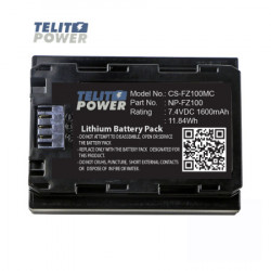 TelitPower baterija Li-Ion 7.4V 1600mAh NP-FZ100 za SONY kameru ( 3154 ) - Img 2