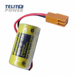 TelitPower baterija litijum 3V BR-2/3A BR17335 Panasonic - memorijska baterija za GE Fanuc A02B-0177-K106 PLC Logic Control ( P-2208 ) - Img 2