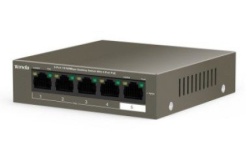 Tenda tef1105p-4-63 * lan 5-port 10/100 poe switch rj45 ports (2660) fo-4