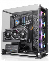 Thermaltake core P3 TG pro black/wall mount/glass/NoRiser kućište - Img 2