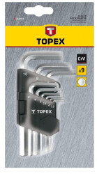 Topex ključ imbus ob. 1,5-10mm ( 35D955 ) - Img 2