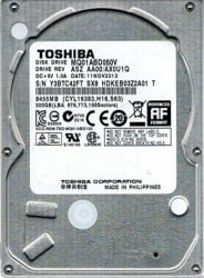 Toshiba HDD 2.5" 500GB MQ01ABD050V TOSHIBA 5400RPM 16MB 9.5mm SATA - Img 1