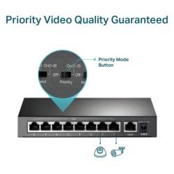 Tp-link SF1009P desktop PoE switch 9 porta -2
