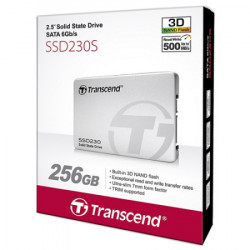 Transcend 2.5" 256GB SSD, 3D NAND TLC, 230S Series, Read 560MB/s, Write 520MB/s, 6.8mm ( TS256GSSD230S )  - Img 3