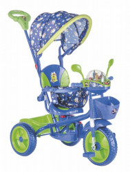 Tricikl za decu Play plavo-zeleni - zvučni i svetlostni efekti ( 017 )