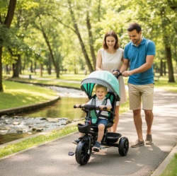 Tricikl za decu sa rotirajućim sedištem I ležećim položajem SM-25201 Mint