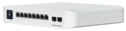Ubiquiti UniFi Switch Pro 8 PoE,2 x (10 Gbps) SFP+,8 x 10Base-T/100Base-TX/1000Base-T (1 Gbps) RJ-45