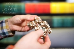 Ugears 3d eko mehanička puzzla  - FLEKSI KOCKA ( 1061)-4