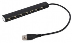 UHB-U2P7-04 Gembird USB 2.0 7-port hub, black A - Img 1