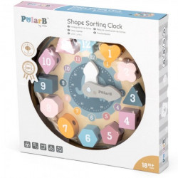 Viga drveni set za sortiranje- sat ( 24700 )