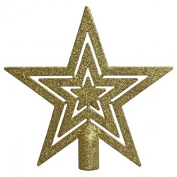 Vrh zvezda 18cm zlatna ( 51-612000 )