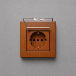 Walnut Utičnica sa poklopcem ( 9860 )