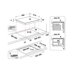Whirlpool AKT 8090NE ugradna ploča-3