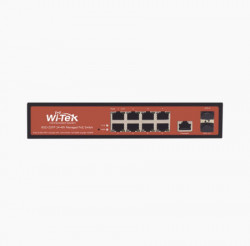 Wi-Tek WI-PMS310GF-Alien 8GE+2SFP ports 24V/48V Mixed L2 Managed PoE Switch with 8-Port PoE ( 4234 ) - Img 2
