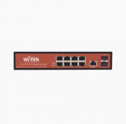 Wi-Tek WI-PMS310GF-Alien 8GE+2SFP ports 24V/48V Mixed L2 Managed PoE Switch with 8-Port PoE ( 4234 ) - Img 2