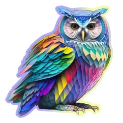 Wooden City Trendy Owl Wooden Puzzle M (150 Pieces) ( 058875 )