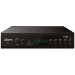 Xwave M6 DVB-T2 Set Top Box,LED,scart,HDMI,RF in-out,USB,media player,metalno kućište 158436-1