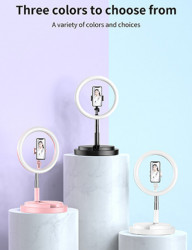 Xwave selfie stalak led svetlo, visina 58-168cm, roze ( LED Ring stand pink ) - Img 4