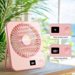 Yiwu Stoni USB mini ventilator sa displejem ( 17417-5919PK )