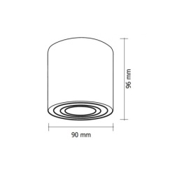 Yuyao Spot lampa 1xGU10   ( E200832 )-2