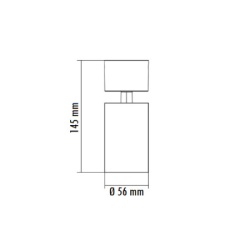 Yuyao Spot lampa 1xGU10   ( E201886 )-2