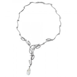 Ženska oliver weber meriva crystal ogrlica sa swarovski belim kristalom ( 11073 ) - Img 1