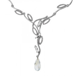 Ženska oliver weber meriva crystal ogrlica sa swarovski belim kristalom ( 11073 ) - Img 3