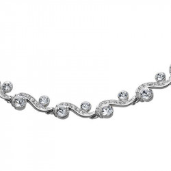 Ženska oliver weber precious crystal ogrlica sa swarovski belim kristalom ( 11134 ) - Img 2