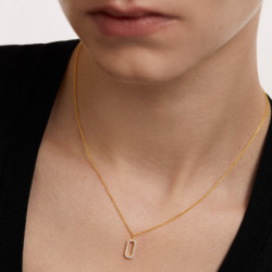 Ženska pd paola abi zlatna ogrlica sa pozlatom 18k ( co01-484-u ) - Img 2