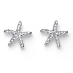 Ženske oliver weber starfish mindjuše sa swarovski belim kristalom ( 22740 ) - Img 1