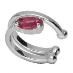 Ženske victoria cruz ear cuff rose mindjuše sa swarovski roze kristalom ( a3965-04ht ) - Img 1