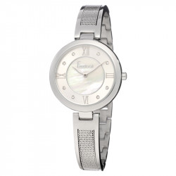 Ženski freelook belle srebrni beli modni ručni sat sa srebrnim metalnim kaišem ( fl.1.10060.1 ) - Img 1