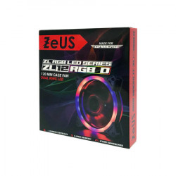 Zeus case cooler 120x120 dual ring RGB fan - Img 2