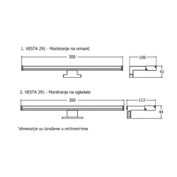 Zidna LED lampa 6W   ( E201000 )-2