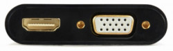 A-HDMIM-HDMIFVGAF-01 Gembird HDMI male to HDMI female + VGA female + audio adapter cable, black - Img 4