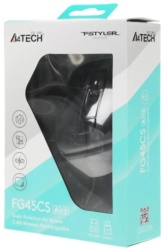 A4Tech A4-FG45CS AIR2 Fstyler bezicni opticki mis 2.4Ghz, 125Hz/1000-2000Dpi, 108mm, USB+Type-C