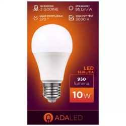 Ada led sijalica a60-10w-rc-e27-a 6500k-1