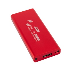 Adapter ssd nvme - usb 3.1 crveni ( AD517 )