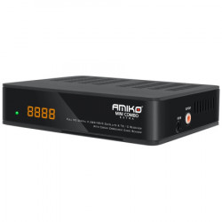 Amiko prijemnik DVB-S2+T2/C, HEVC/H.265, Full HD,USB PVR,LAN - mini combo extra - Img 1