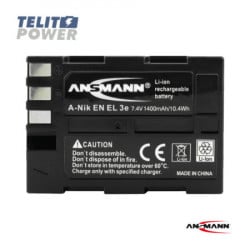 Ansmann baterija Li-Ion 7.4v 1400mAh za Ninko kamere EN-EL 3E ( 4210 ) - Img 2