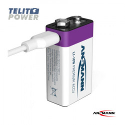 Ansmann punjiva Li-Ion 9V - block 400mAh sa USB tip C ulazom za punjenje ( 4199 ) - Img 4