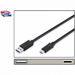 Assmann USB2.0 to USB-C Cable, up to 5Gbit/s, 1.8m ( AK-300136-018-S )
