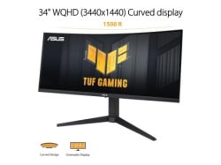 Asus tuf vg34vql3a 34"/va,zakrivljen,dpx2,usb/gsync/crni monitor  ( 90lm06f0-b02e70 ) -2