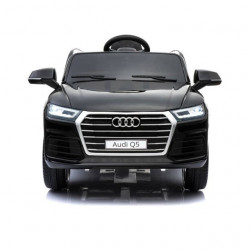 Audi Q5 2019 Licencirani auto na akumulator sa kožnim sedištem i mekim gumama - Crni - Img 4